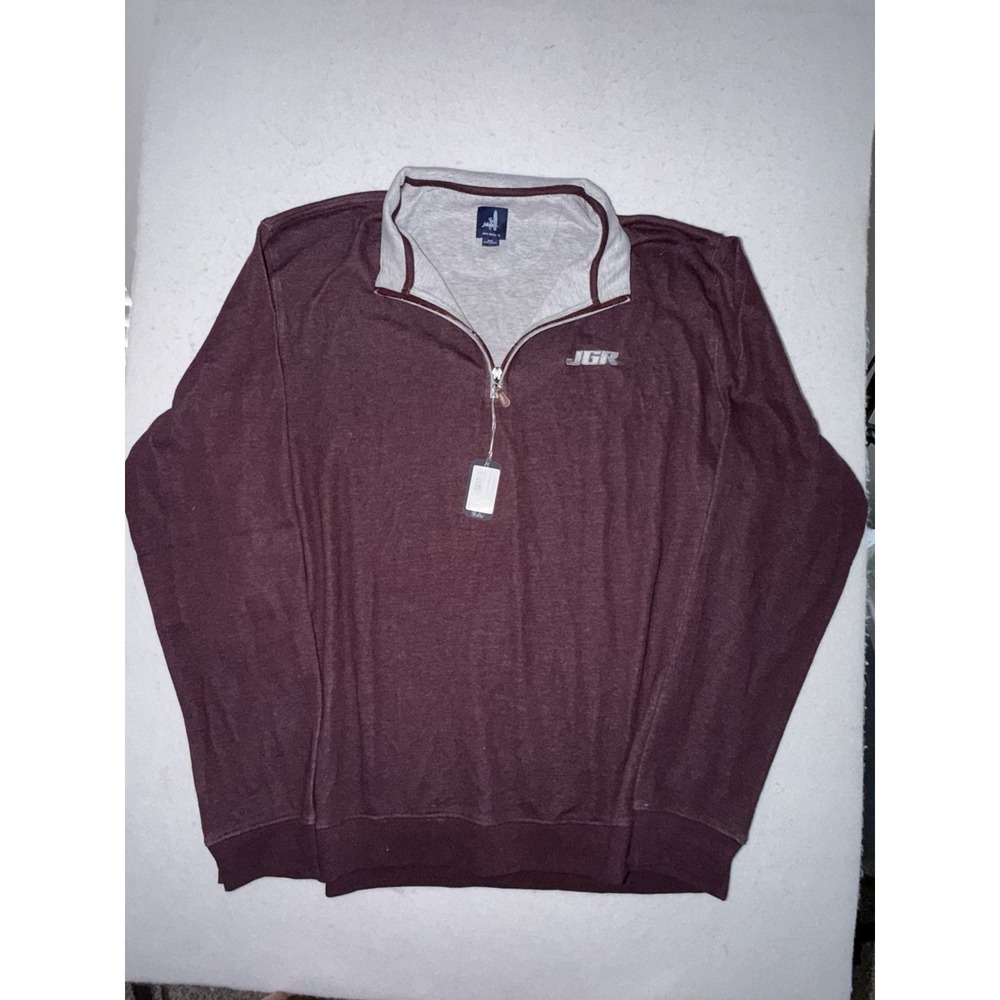 Johnnie-O Sully 1/4 Zip Cotton Pullover Maroon (JMKO4460)‎ Men's 2XL NWT
